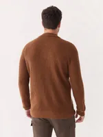 The Lambswool Overshirt Cinnamon