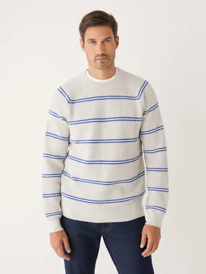 The Seacell™ Waffle Sweater Carpenter Blue