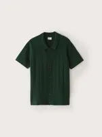 The Short Sleeve Button Up Knit Pine Grove