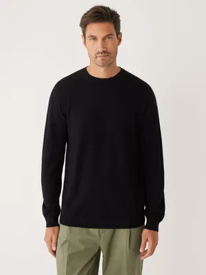 The Merino Crewneck Sweater Black