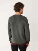 The Merino Jacquard Sweater Light Green