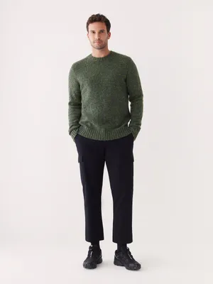 The Donegal Crewneck Sweater Emerald Green