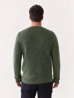 The Donegal Crewneck Sweater Emerald Green