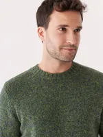 The Donegal Crewneck Sweater Emerald Green