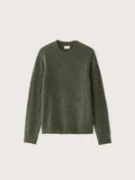 The Donegal Crewneck Sweater Emerald Green