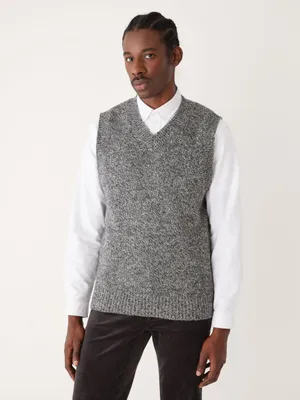 The Donegal Sweater Vest Charcoal