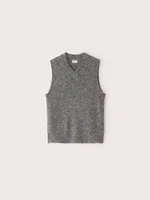 The Donegal Sweater Vest Charcoal