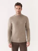 The Yak Wool Mockneck Sweater Sandstone