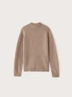 The Yak Wool Mockneck Sweater Sandstone