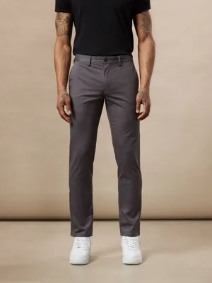 The Brunswick Slim Fit Chino Pant Iron Grey