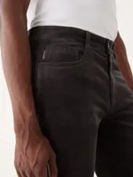 The Brunswick Slim Fit Corduroy Pant Washed Black