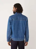 The Denim Zip Up Jacket Vintage Blue