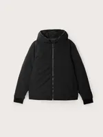 The Skyline Reversible Hooded Jacket Black