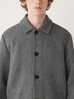 The Smith Mac Coat Grey