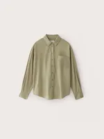 The Fluid Long Sleeve Blouse Weeping Willow