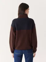 The Axis Polar Fleece Pullover Burgundy