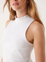 The Mockneck Tank Top Bright White