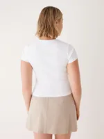 The Cropped Shrunken T-Shirt Bright White