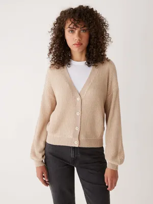 The Seacell™ Cardigan Oxford Tan