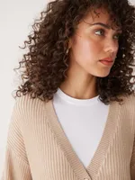 The Seacell™ Cardigan Oxford Tan