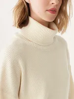 The Merino Turtleneck Sweater Off White