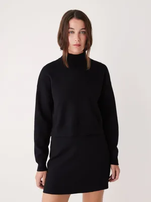 The Compact Mockneck Sweater Black