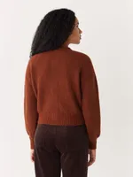 The Seawool® Sweater Cardigan Smoked Paprika