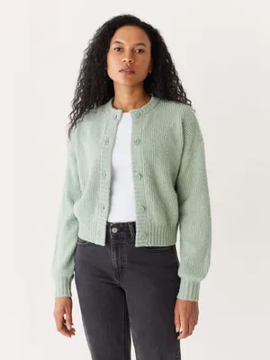 The Seawool® Sweater Cardigan Eucalyptus