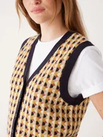 The Button-Up Sweater Vest Daisy