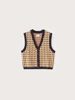 The Button-Up Sweater Vest Daisy