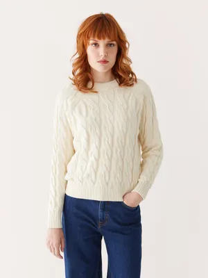 The Cable Knit Sweater Beige