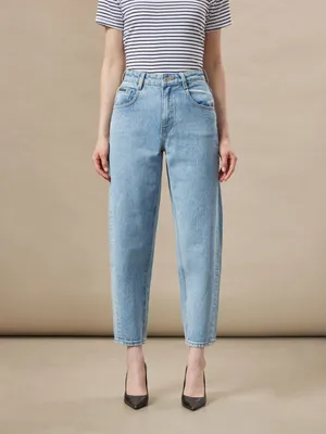The Linda Balloon Fit High Rise Jean Light Wash