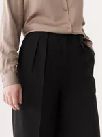 The Emma Ultra-Wide Fit Pant Black