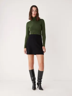 The Compact Mini Skirt Black