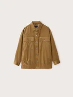 The Corduroy Bomber Jacket Amber Brown