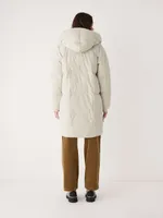 The Hygge Puffer Coat Silver Lining