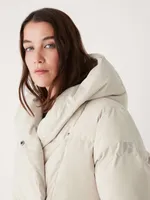 The Hygge Puffer Coat Silver Lining