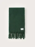 The Fuzzy Scarf in Forest Green