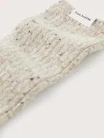The Donegal Winter Socks in Beige