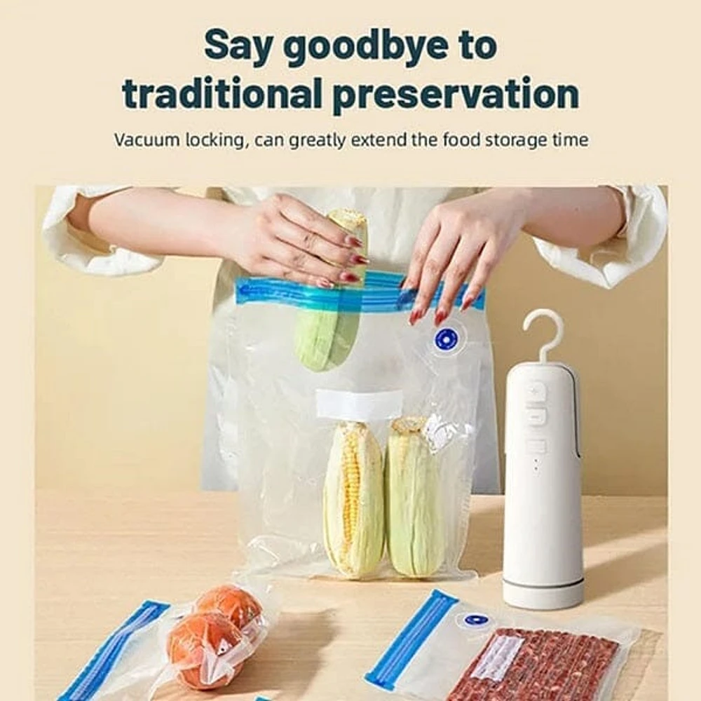 ProKitchen Sealtastic - 4-in-1 Food Vacuum Sealer with built-in heat sealer