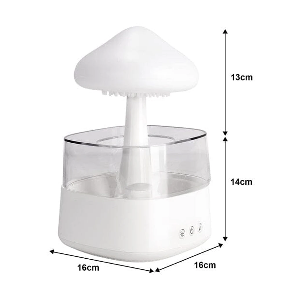 Esencia SereneMists: (800mL) 4-in-1 Rain Cloud Humidifier