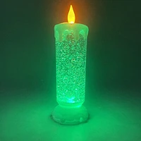 Festive Nights: LED Glitter Candle & Angel