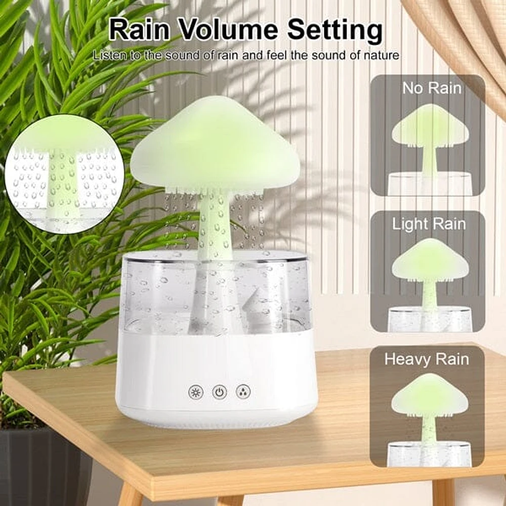 Esencia SerenceMists: (800mL) 4-in-1 Rain Cloud Humidifier