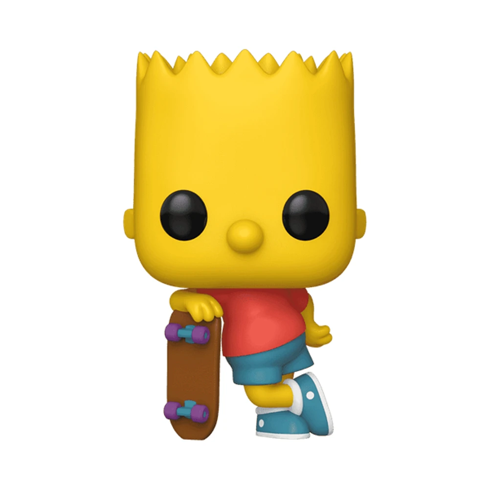 Funko Pop! TV: The Simpsons Bart with Skateboard Figure