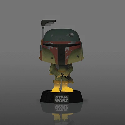 Funko Pop! Star Wars: Boba Fett with Rifle (Glow) Figure