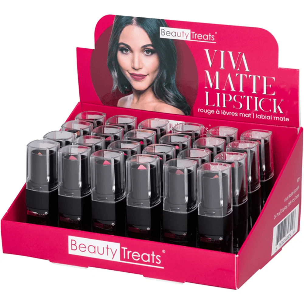 Beauty Treats® Viva Matte Lipstick (Color Ships Asst.)