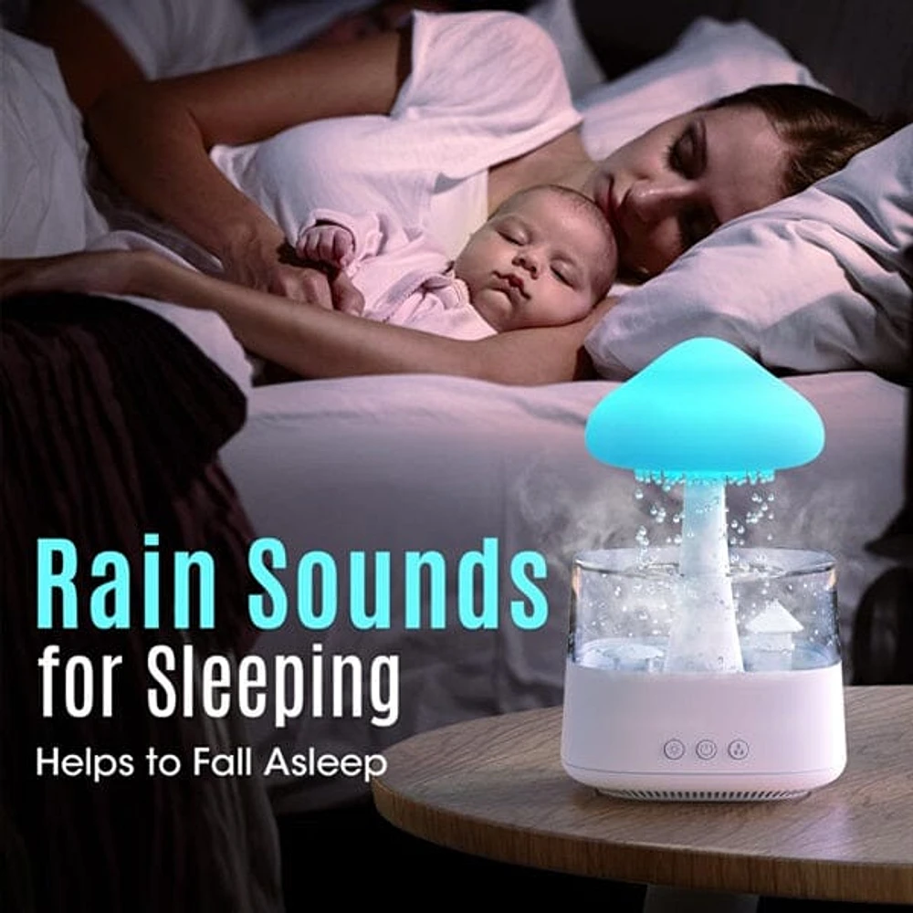 Esencia SerenceMists: (800mL) 4-in-1 Rain Cloud Humidifier