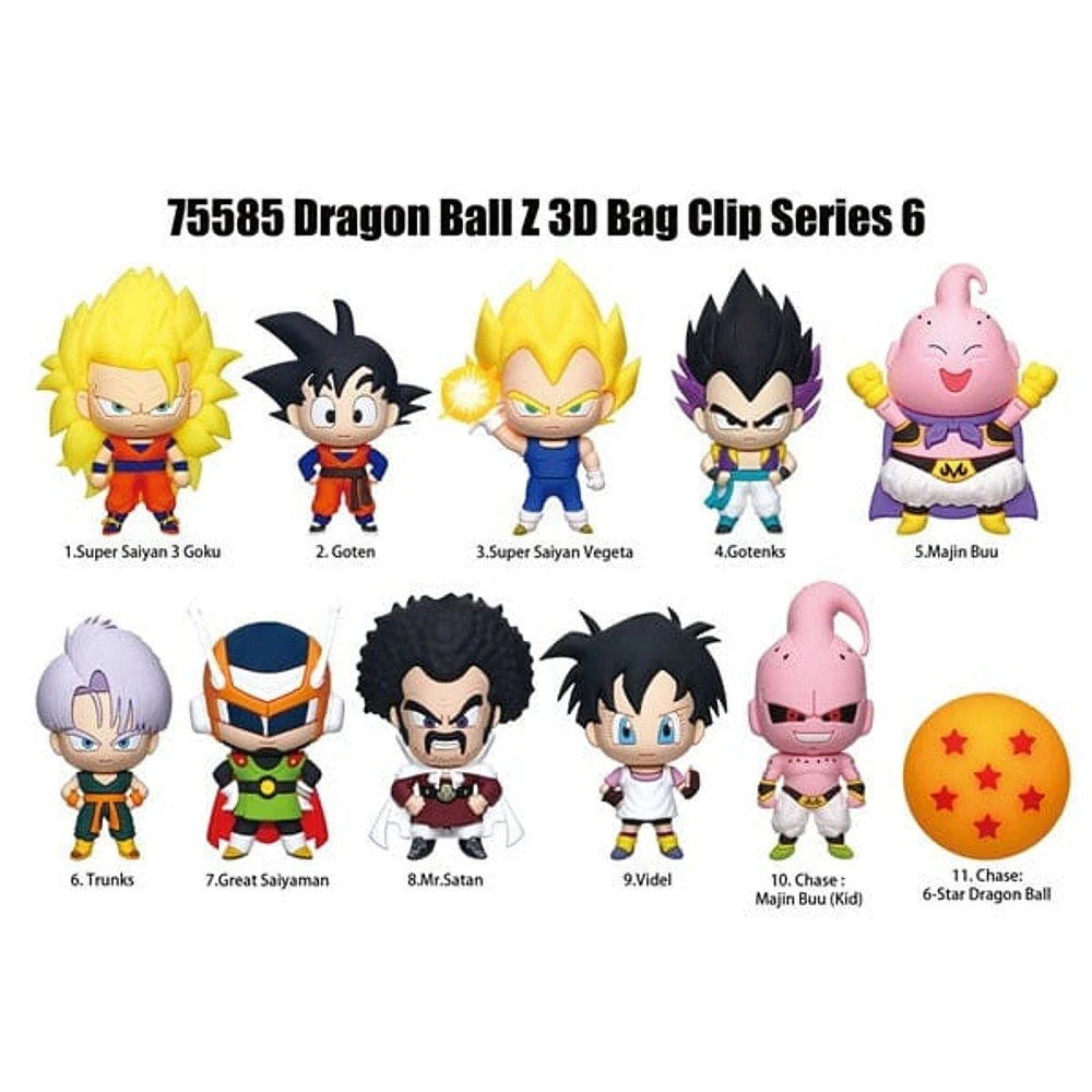 3D Anime: Dragon Ball Z Foam Blind Bag Clip Series 6 (1pc)