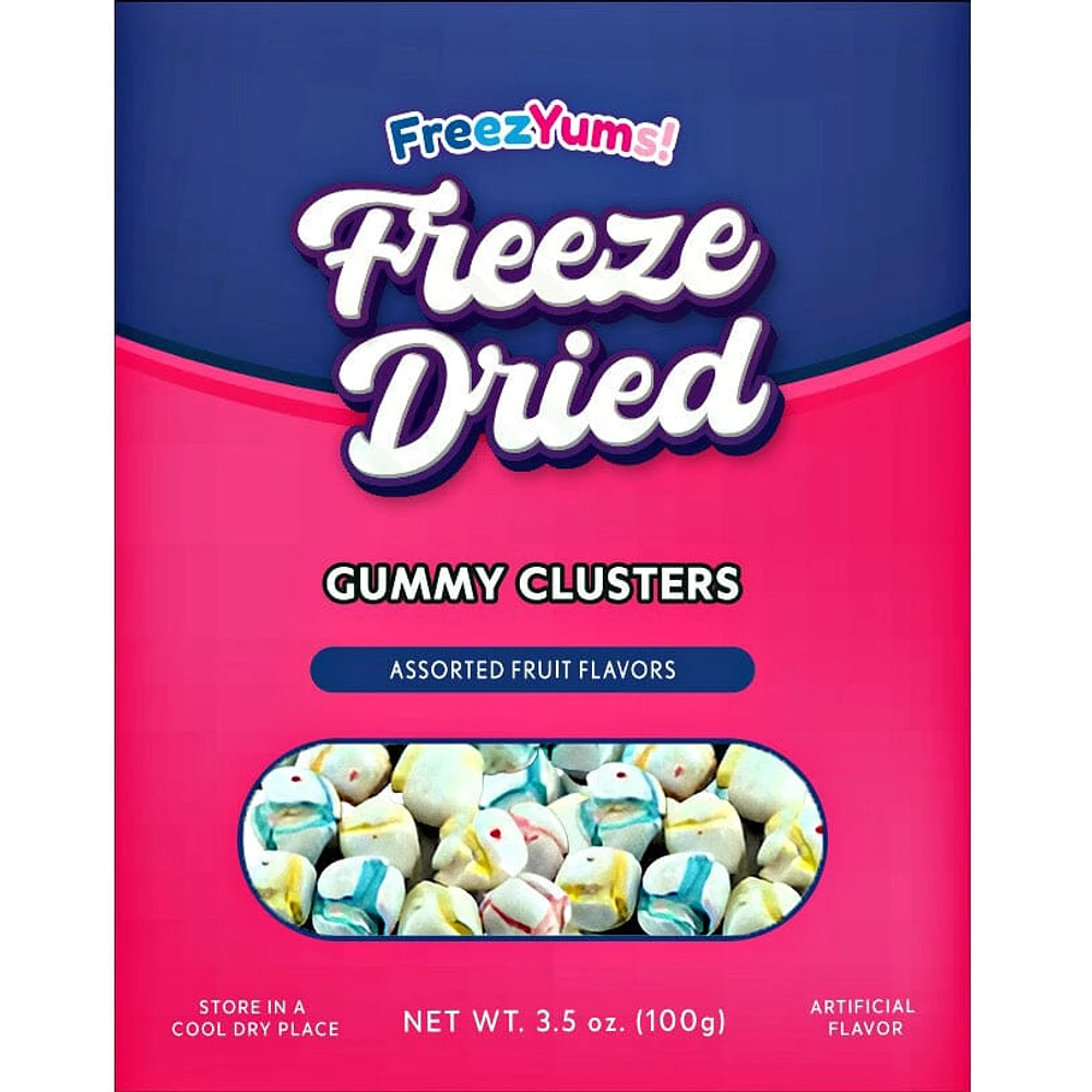 FreezYums! Freeze Dried Gummy Clusters Candy