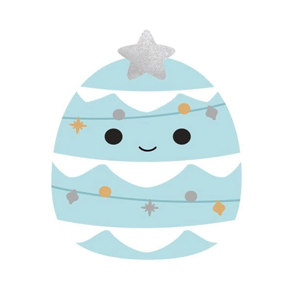 Squishmallows Plush Toys 7.5" Holiday Squad 2024 Blue Christmas Tree